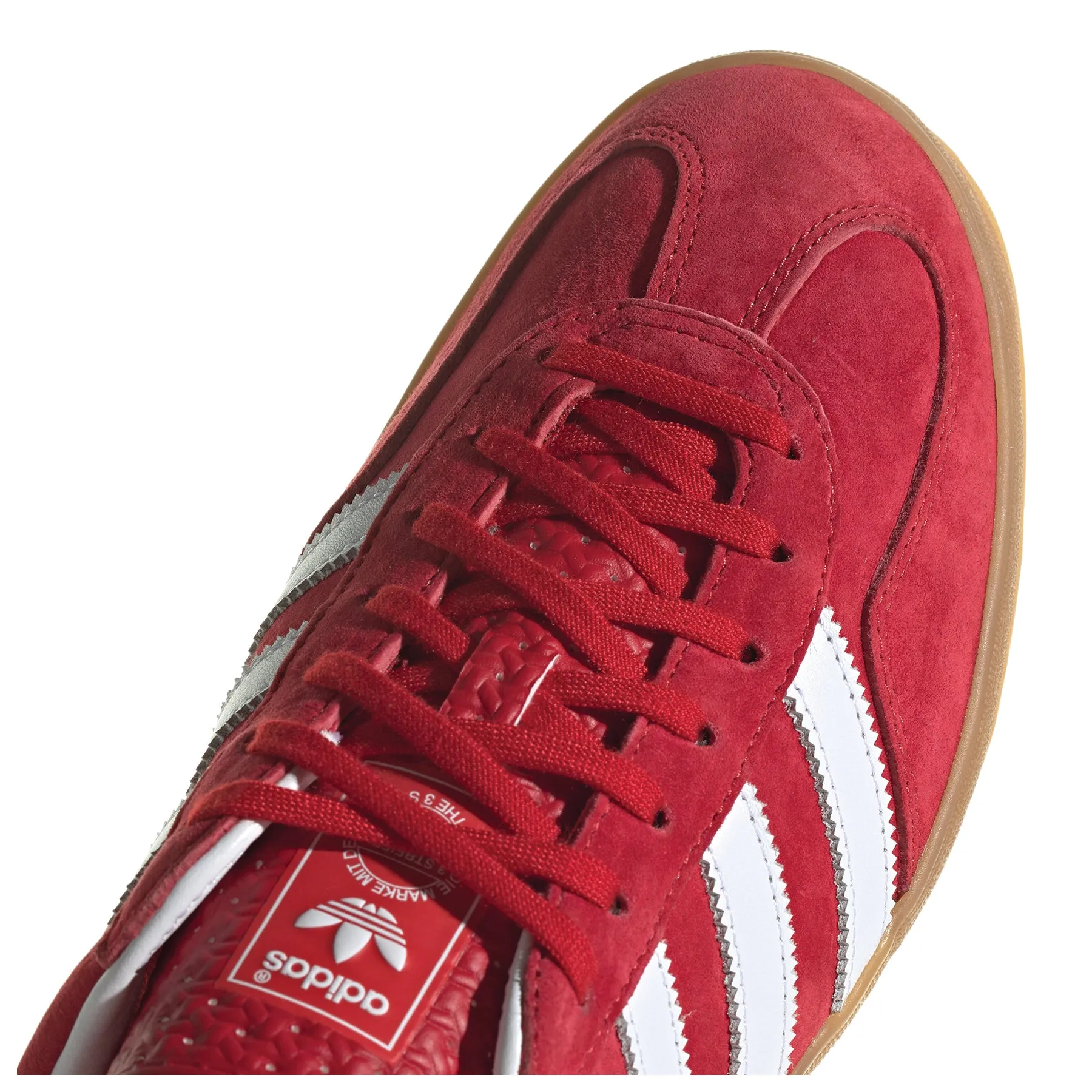 ADIDAS GAZELLE INDOOR - SCARLET/WHITE