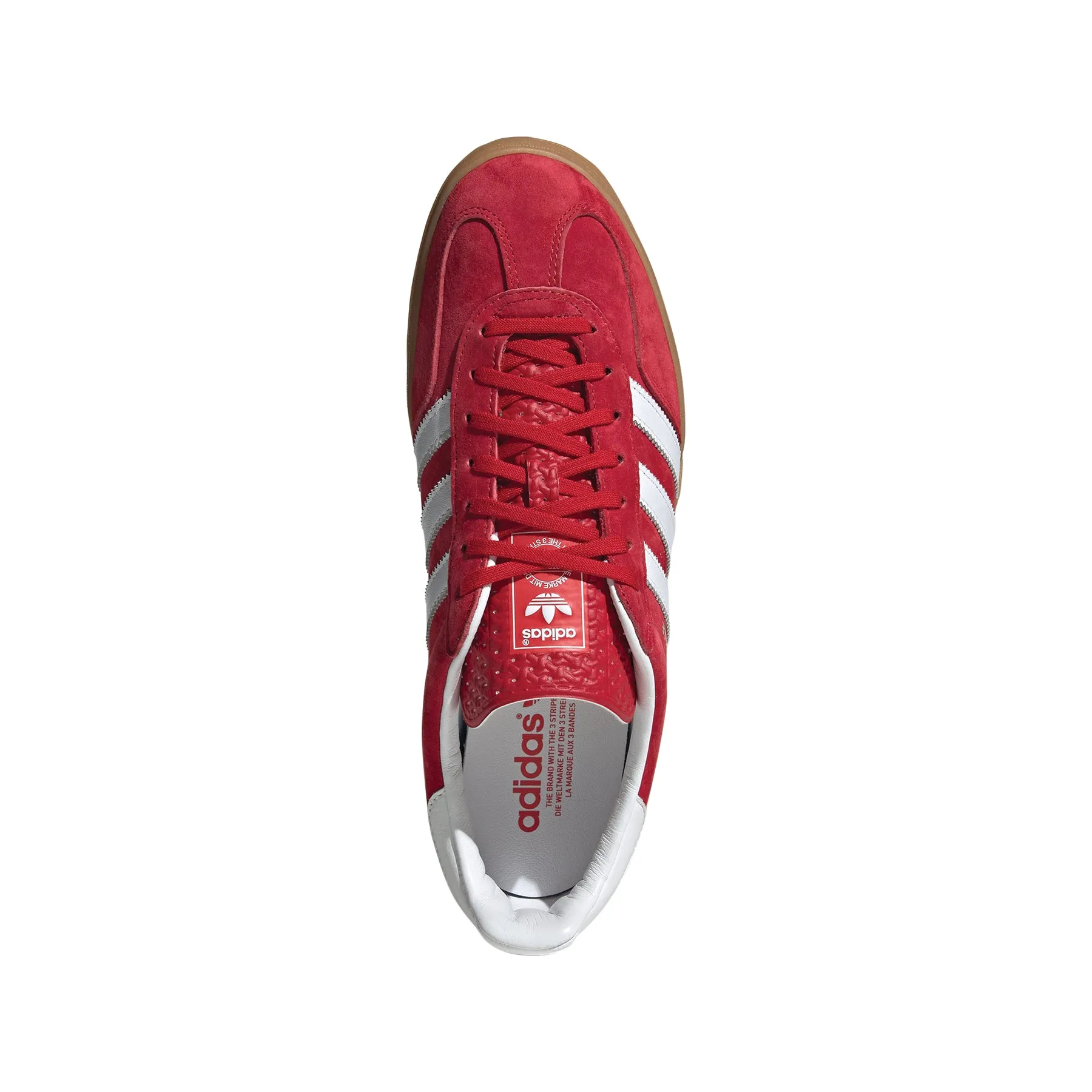 ADIDAS GAZELLE INDOOR - SCARLET/WHITE