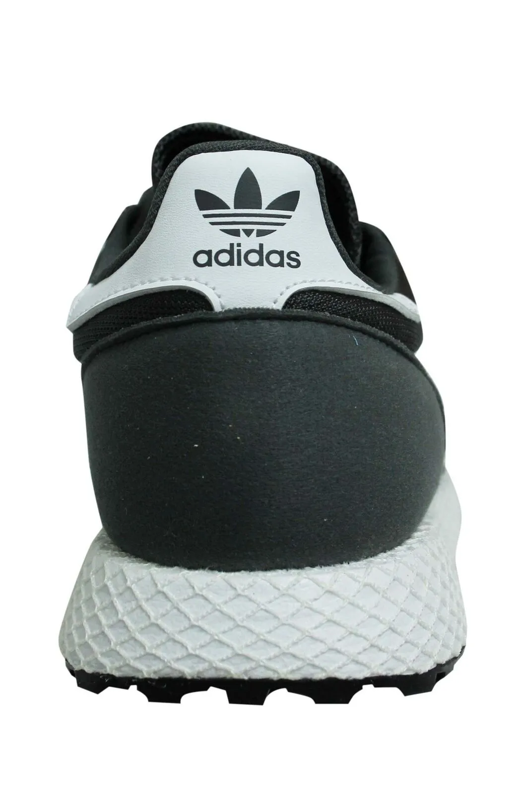 Adidas Originals Forest Grove Grey Lace Up Running Trainers - Kids