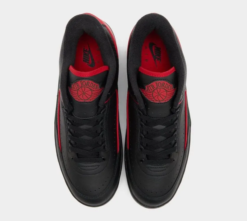 Air Jordan 2 Retro Low Sneakers - DV9956-006 - Stylish Red and Black Edition