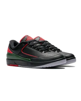 Air Jordan 2 Retro Low Sneakers - DV9956-006 - Stylish Red and Black Edition