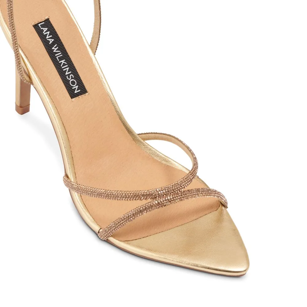 Amelia Sandal Gold Metallic