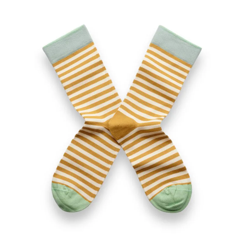 Bonne Maison Sock Stripe Ochre