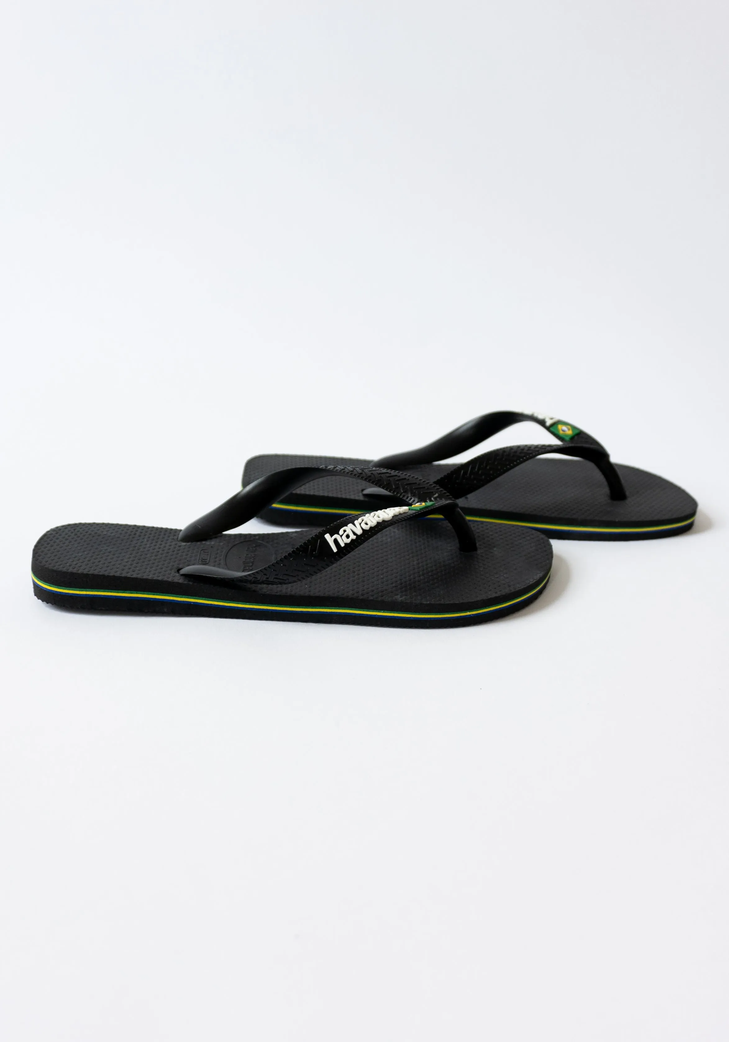 Brazil Flip Flop in Black White