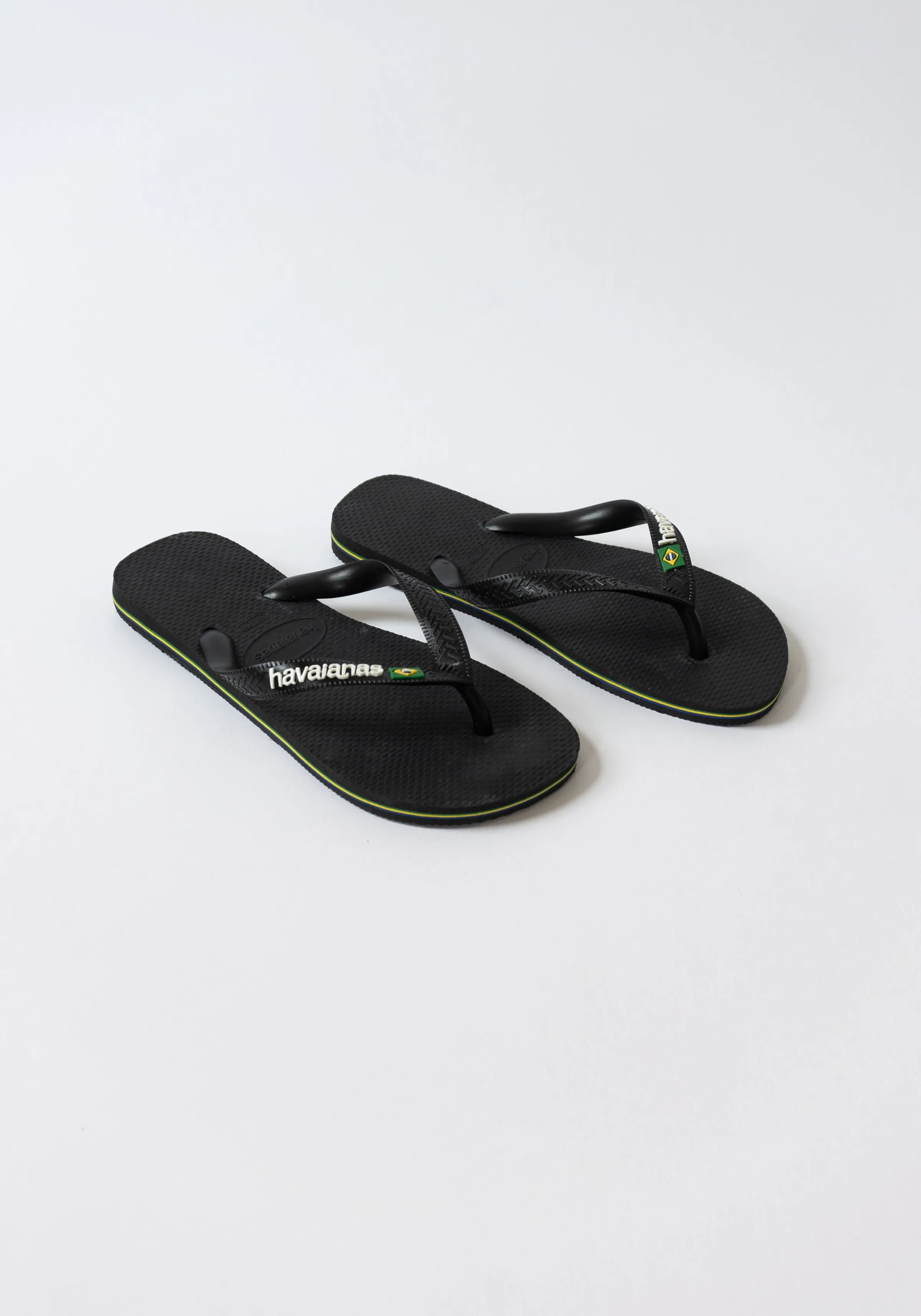 Brazil Flip Flop in Black White