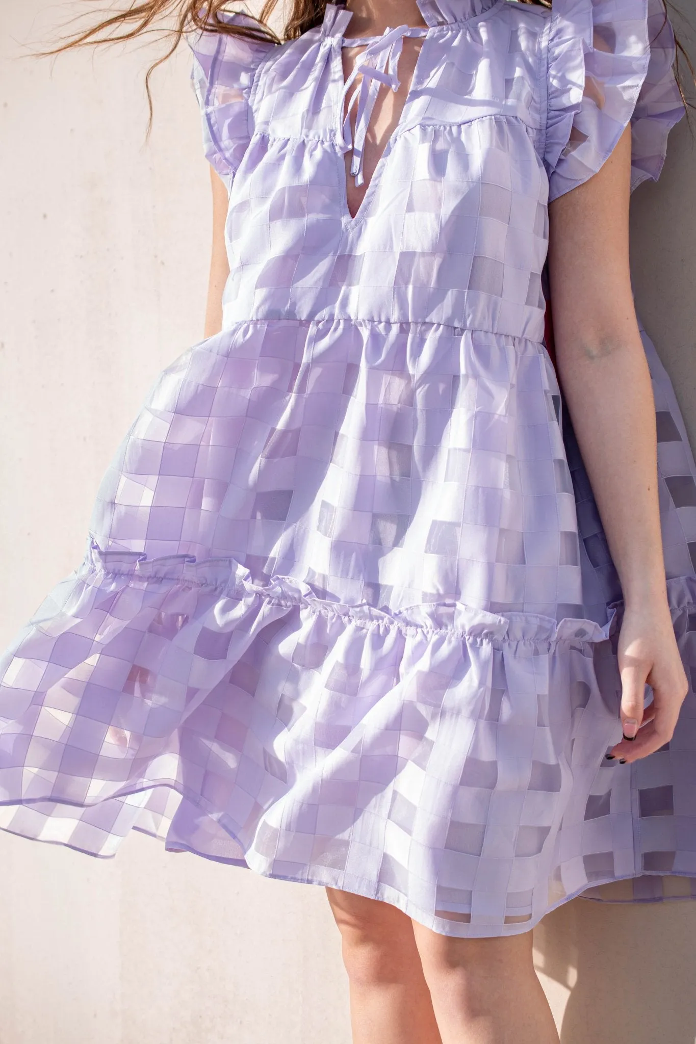 Buddy Love: Aubrey Dress in Lilac