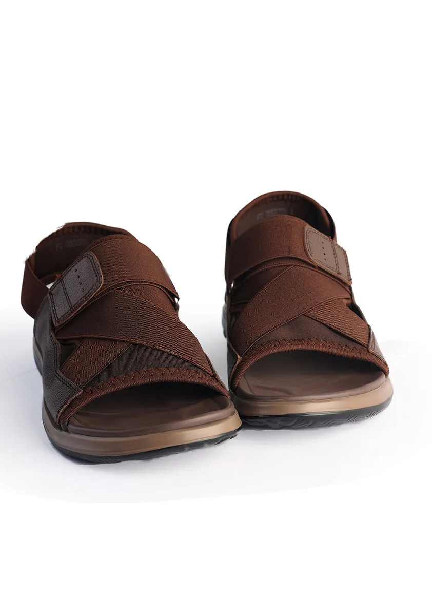 Classic Leather Brown Sandal