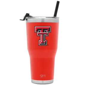 Collegiate Cruiser Tumbler with Flip Lid and Straw