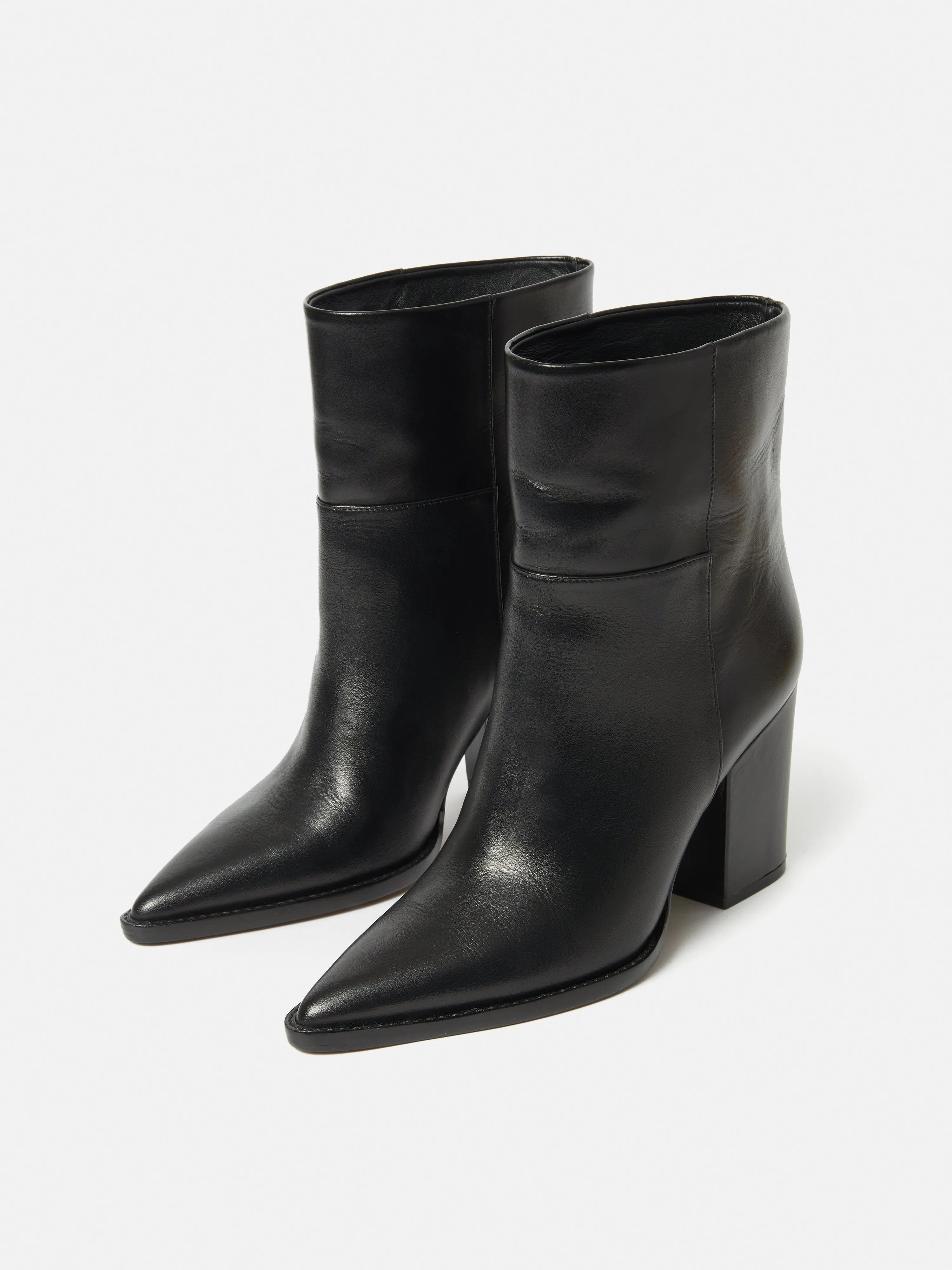 Connaught Heeled Boot | Black