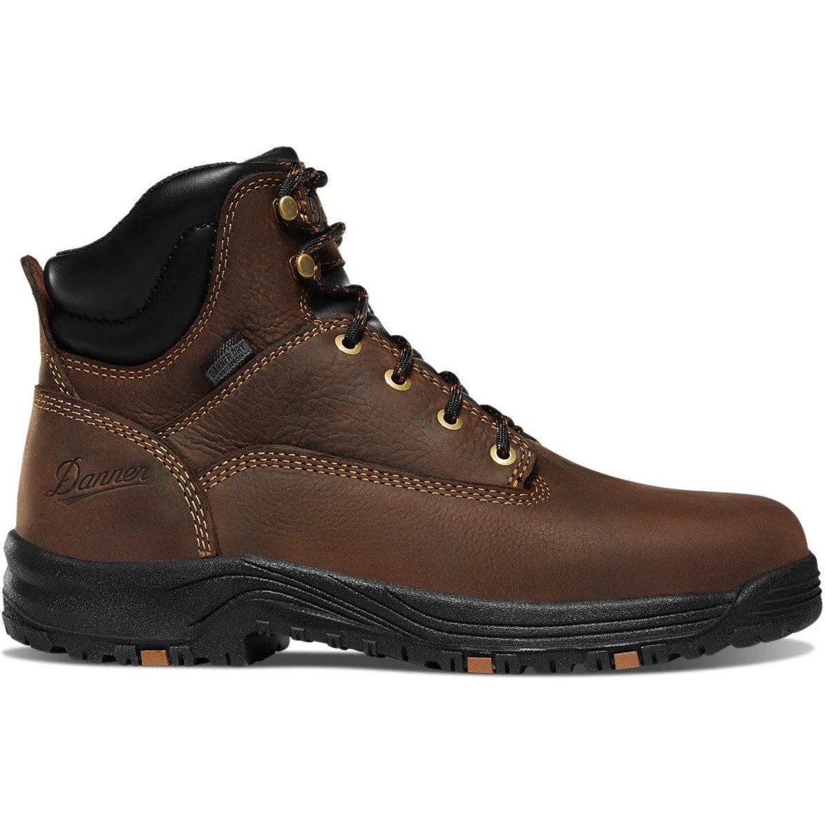 Danner Women Caliper 5 Plain Toe WP Work Boot -Brown- 19460