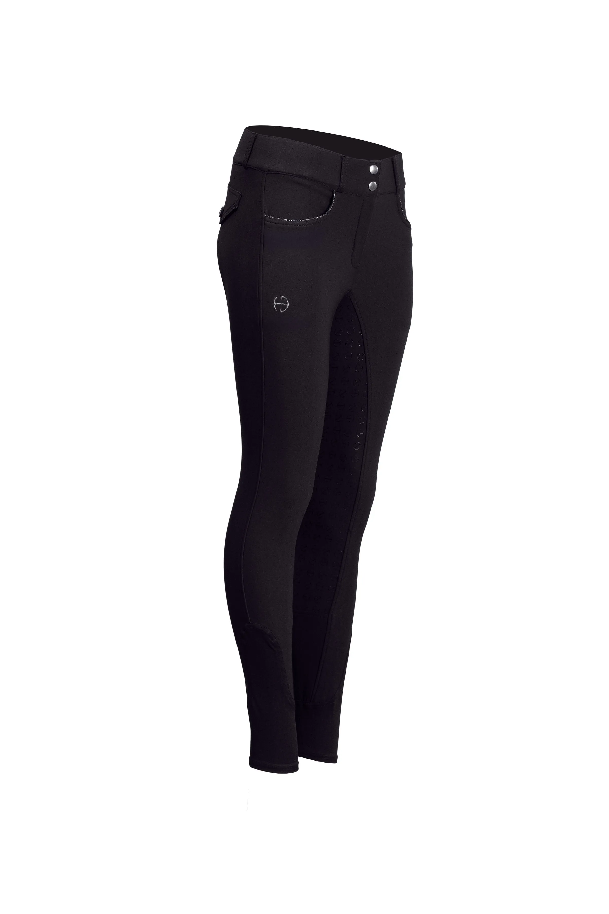 Evolution Full Seat Breeches - Black with Anthracite