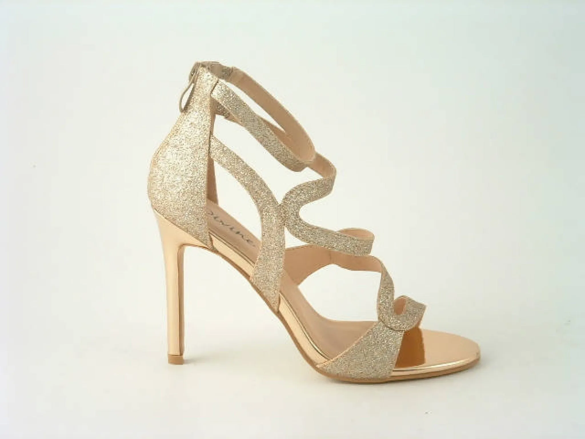 Glitz Shoes Divine Glitter High Heel Sandals