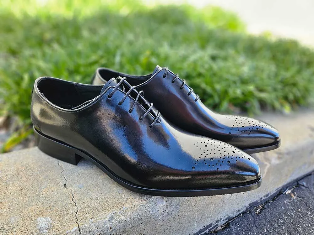 Hand Burnished Wholecut Calf Oxford