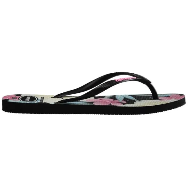 HAVAIANAS -  Ladies Slim Floral Flip Flops