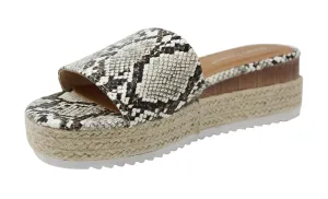 Henry Ferrera Women's Elda 500 Snakeskin Open Toe Sandal