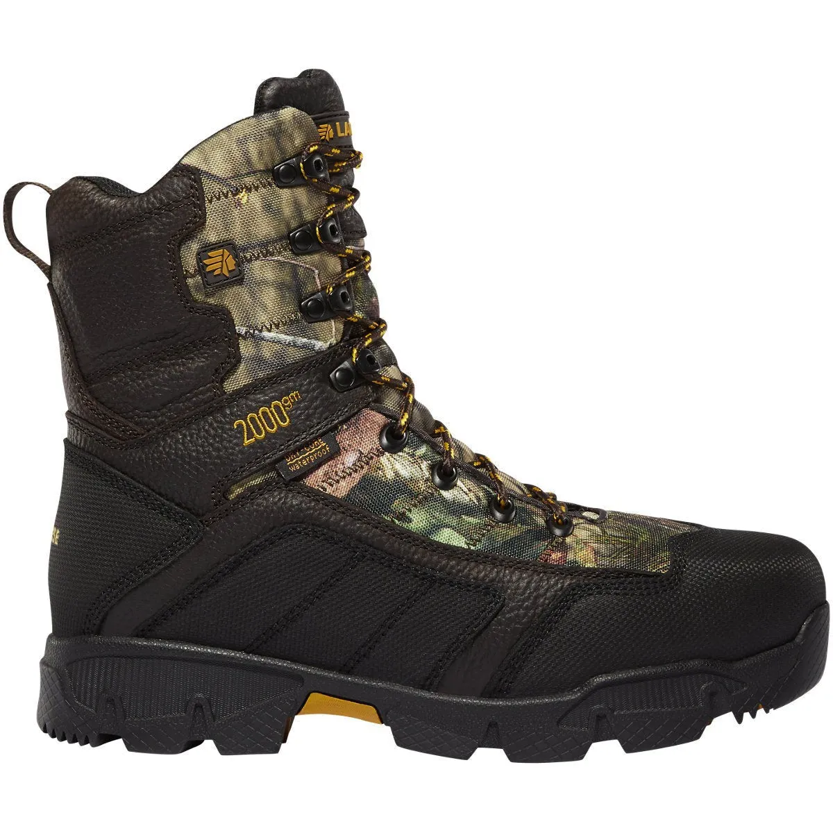 Lacrosse Men's Cold Snap 9 Plain Toe WP 2000G Hunt Boot -Mossy- 566712