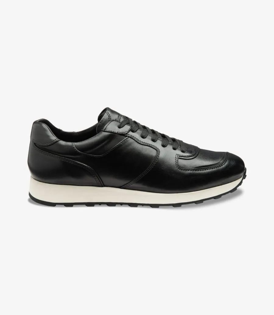 LOAKE  Foster - Leather Sneakers - Black Calf