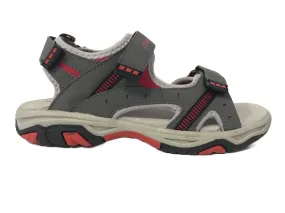 Lotto Laos II JR children's sandal N1576 asph.gry-sc.red