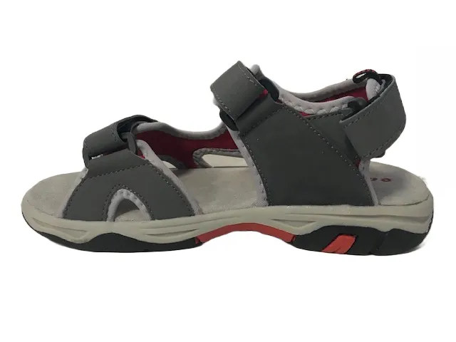 Lotto Laos II JR children's sandal N1576 asph.gry-sc.red