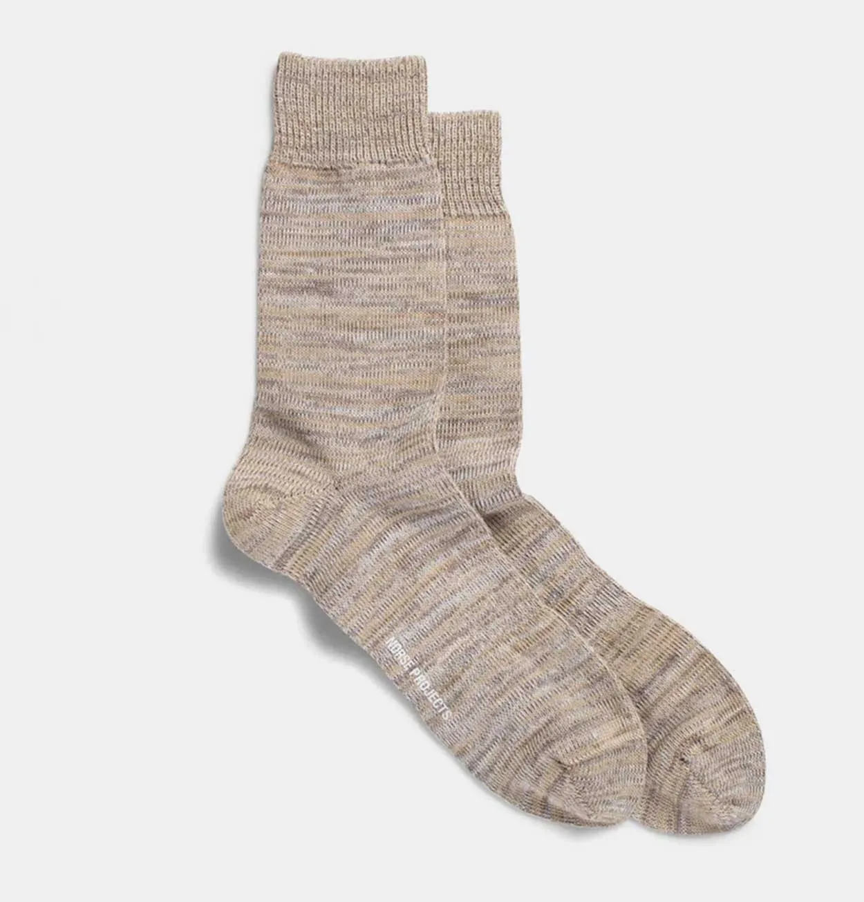 Norse Projects Bjarki Blend Socks in Oatmeal