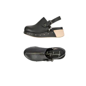 Platform Clog Martellato Black