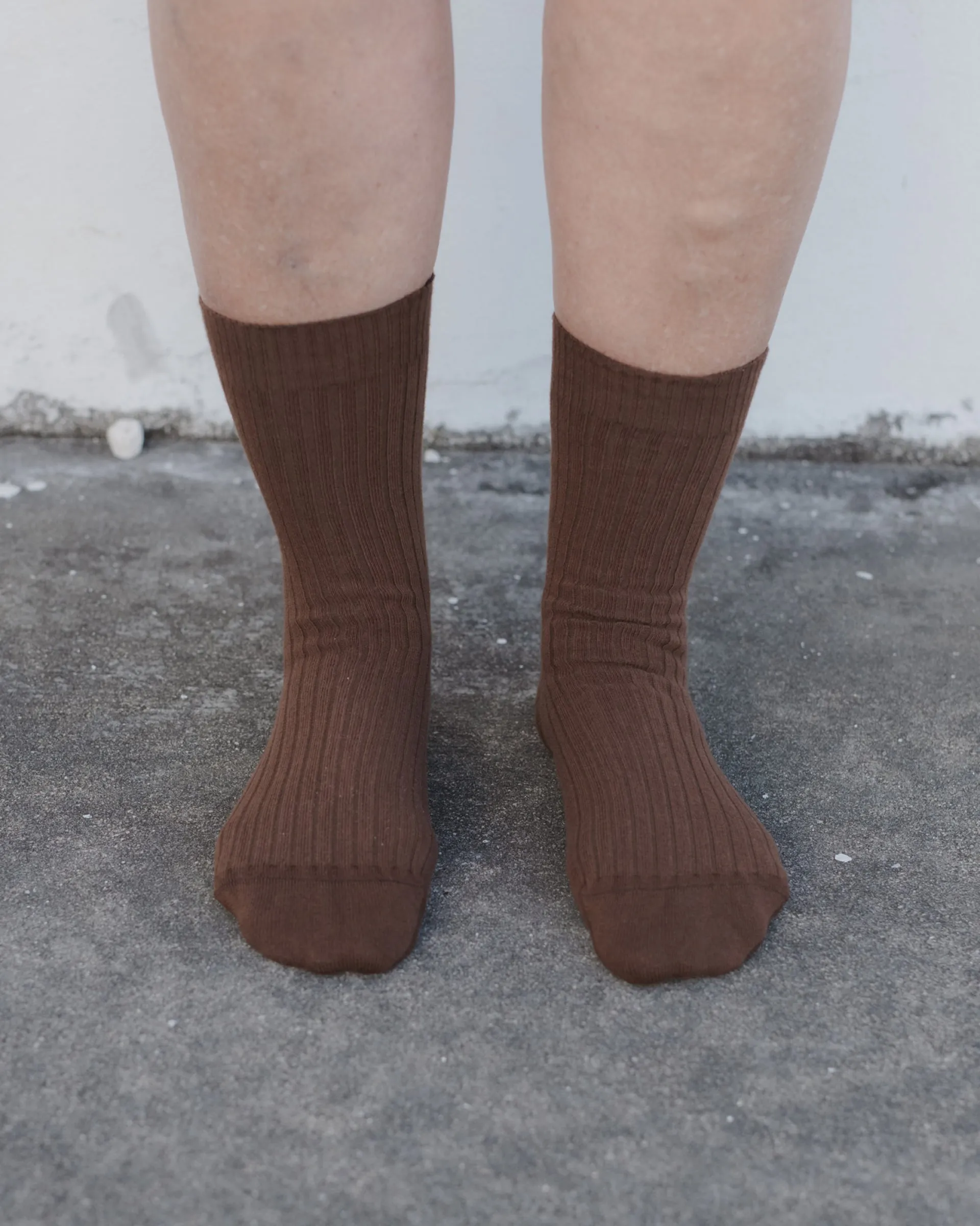 Rib Overankle Socks