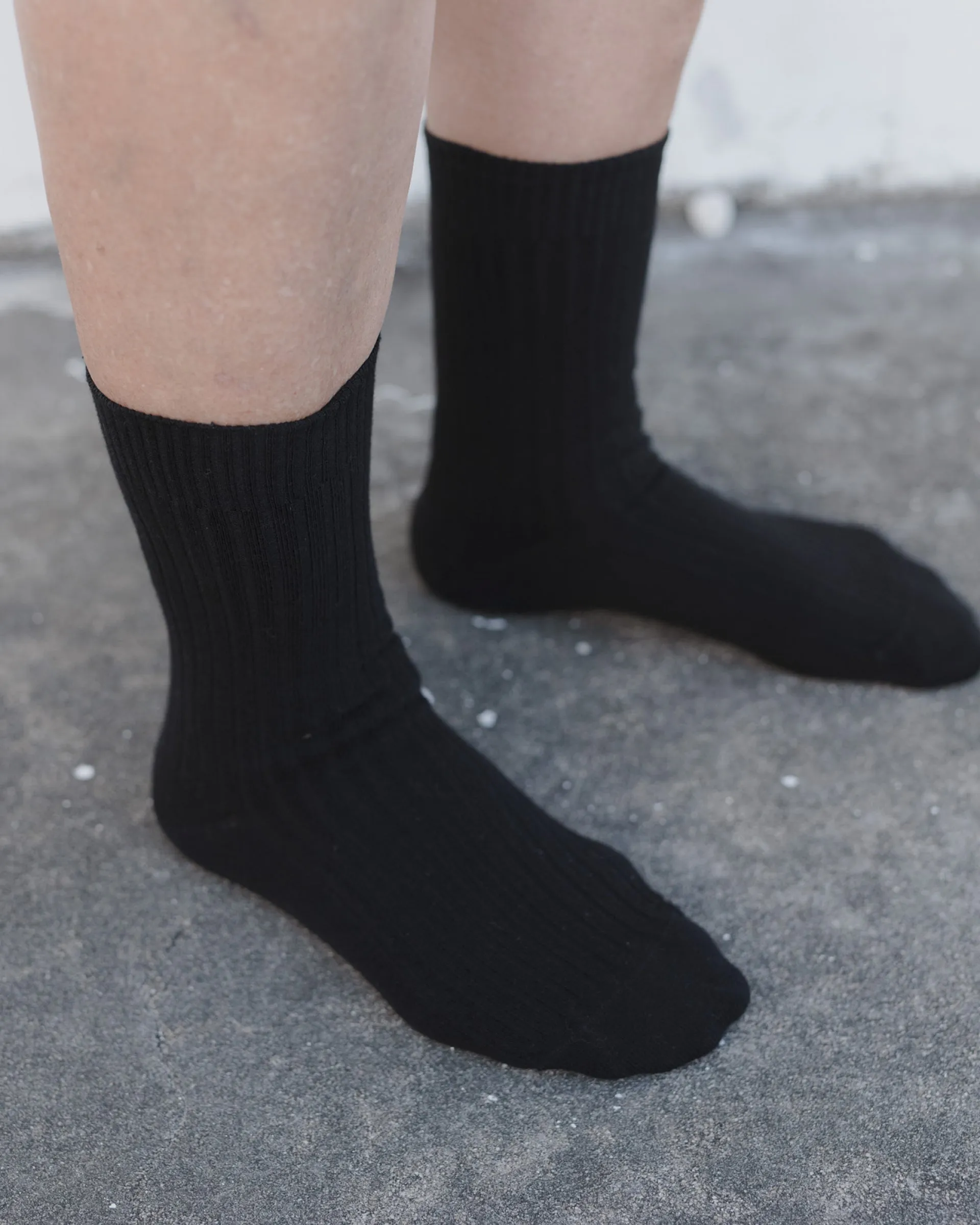 Rib Overankle Socks