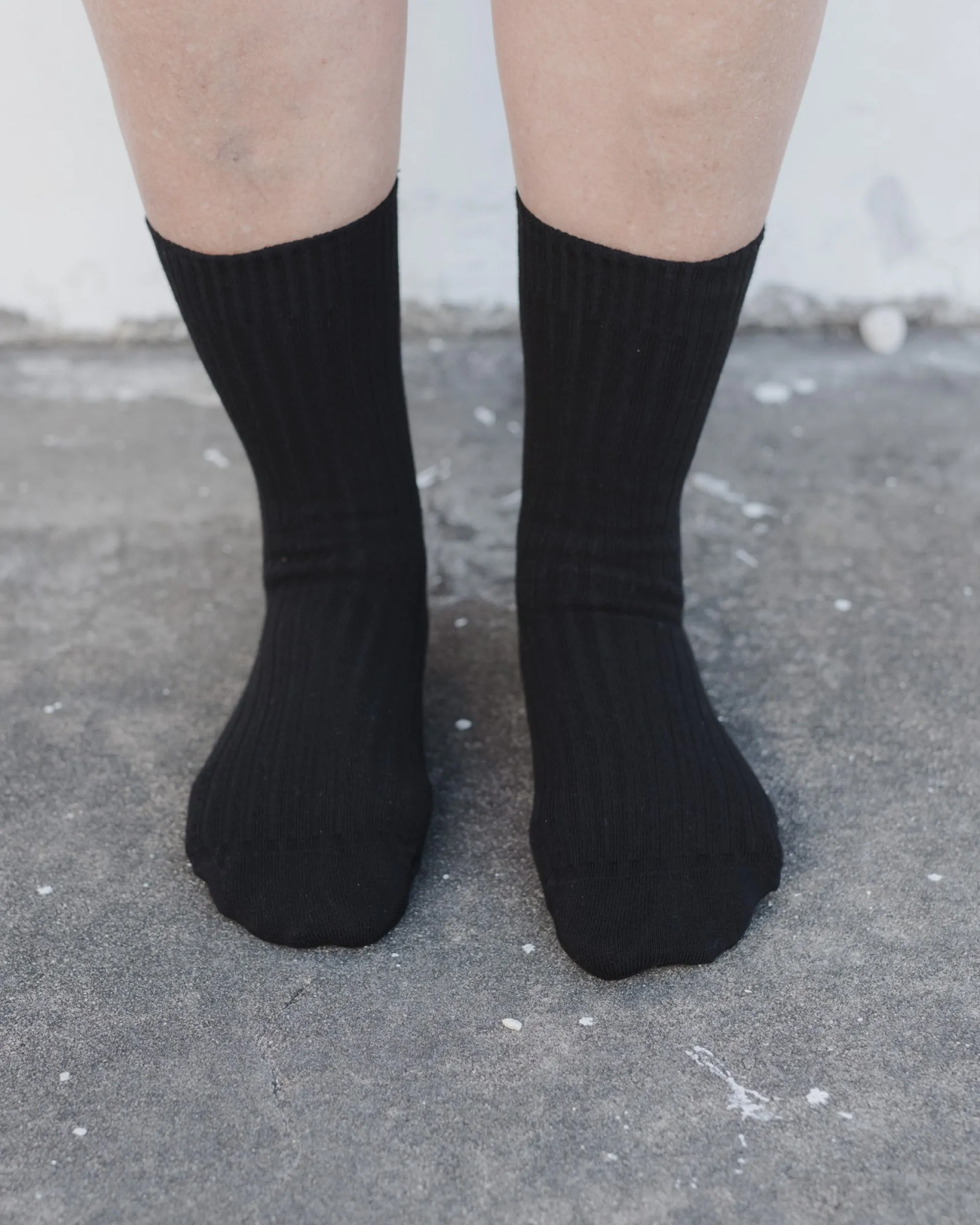 Rib Overankle Socks