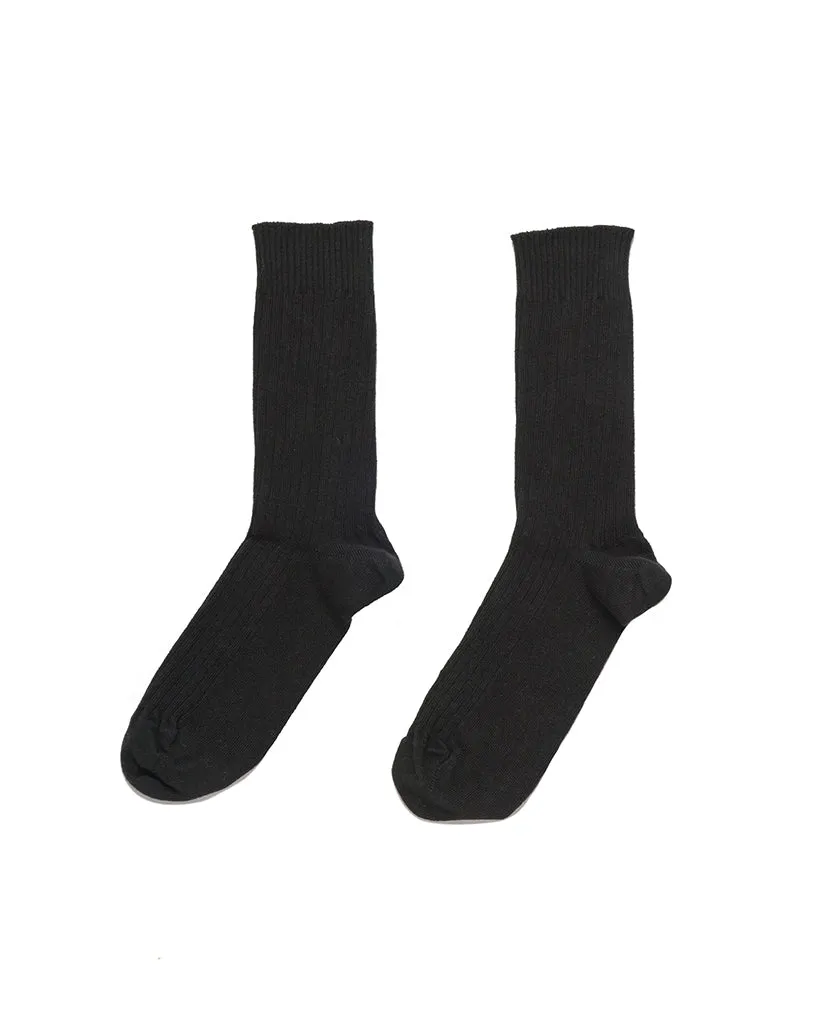 Rib Overankle Socks