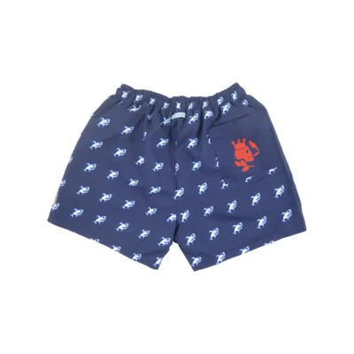 Robot Shark Swim Trunks | Navy