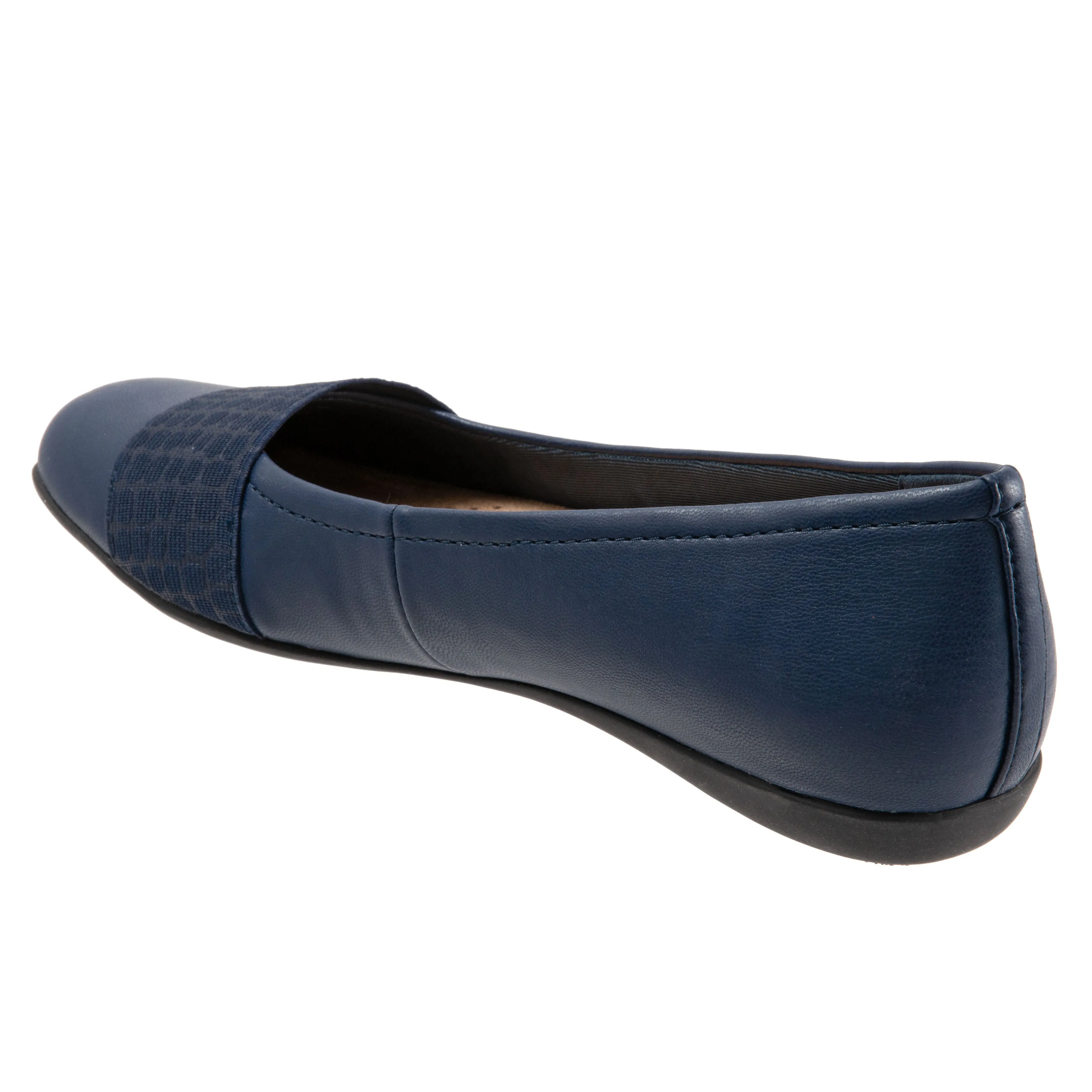 Samantha 400 Navy Ballet Flat Shoes