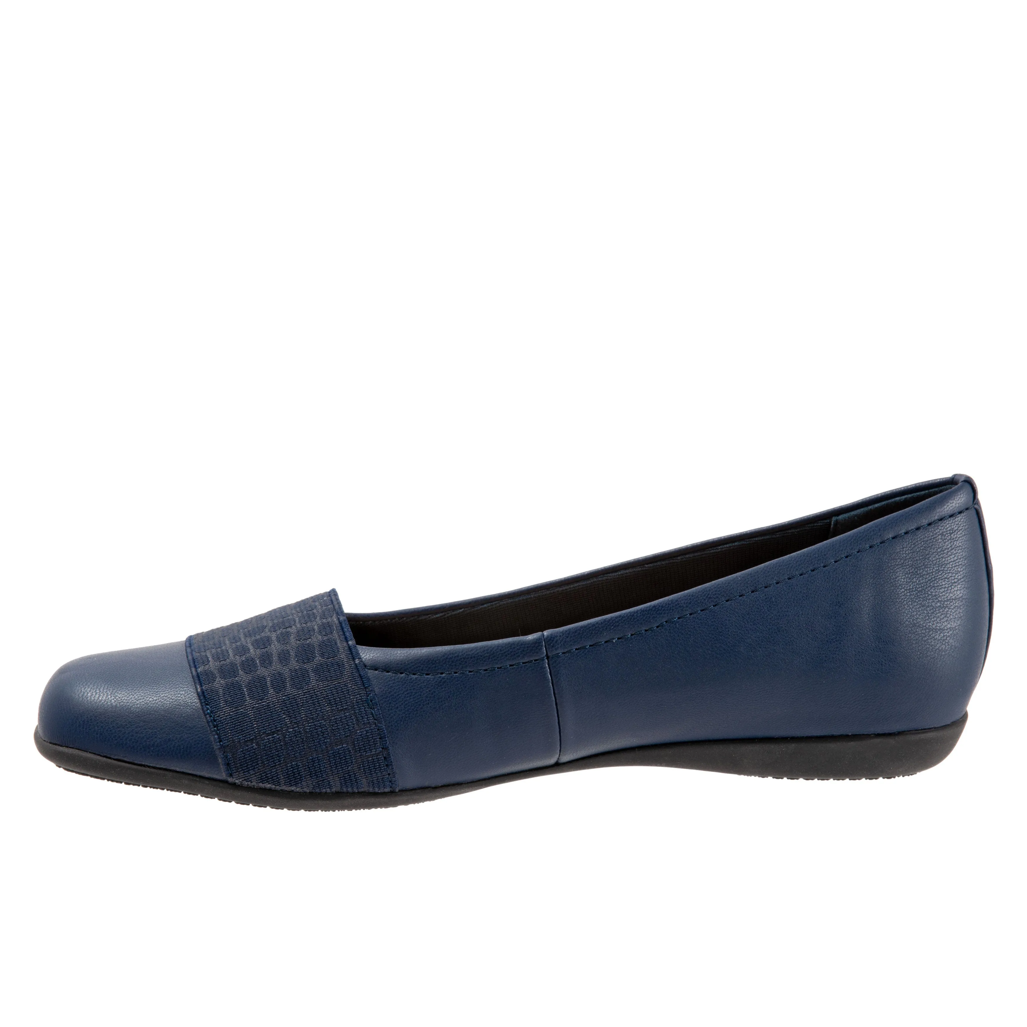 Samantha 400 Navy Ballet Flat Shoes