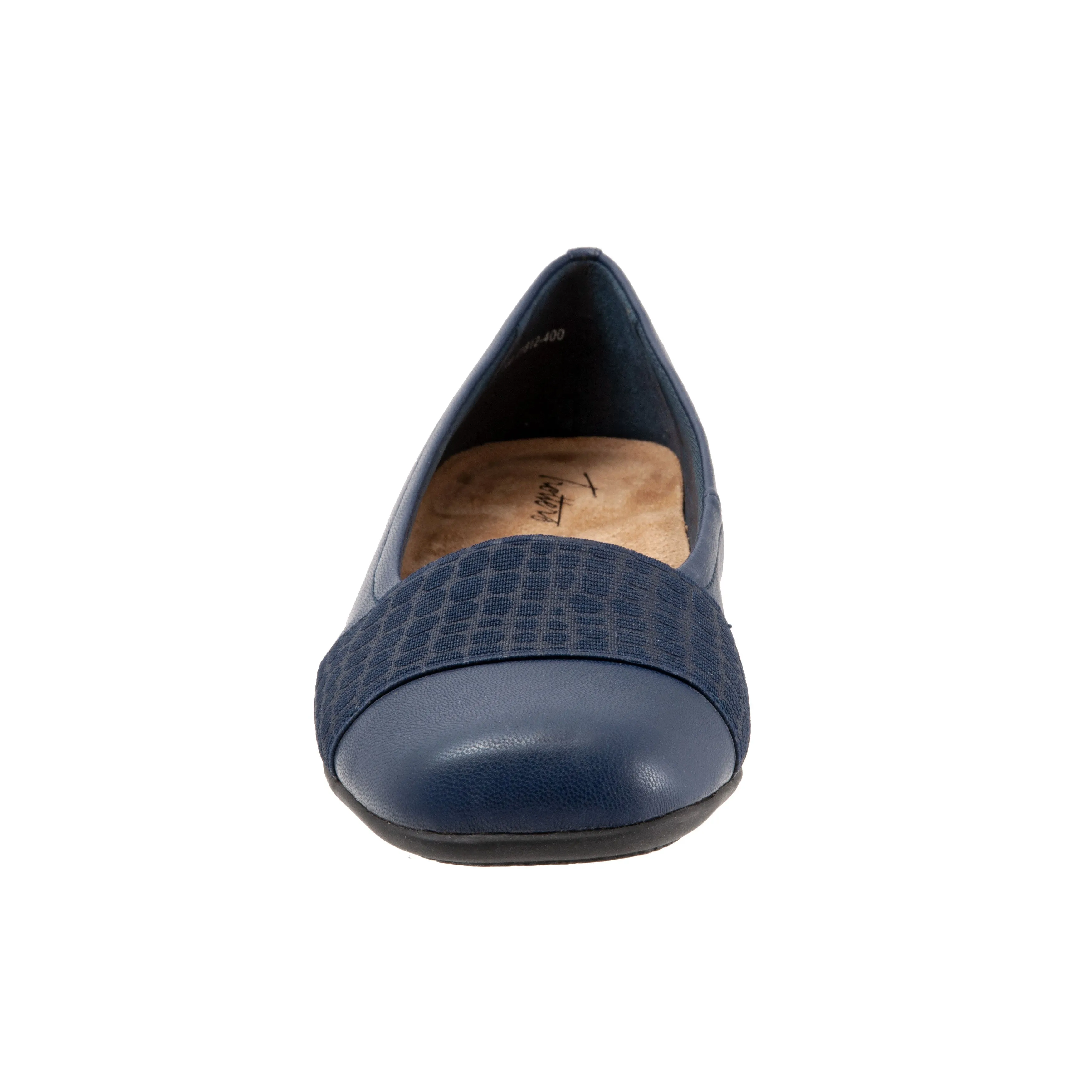 Samantha 400 Navy Ballet Flat Shoes