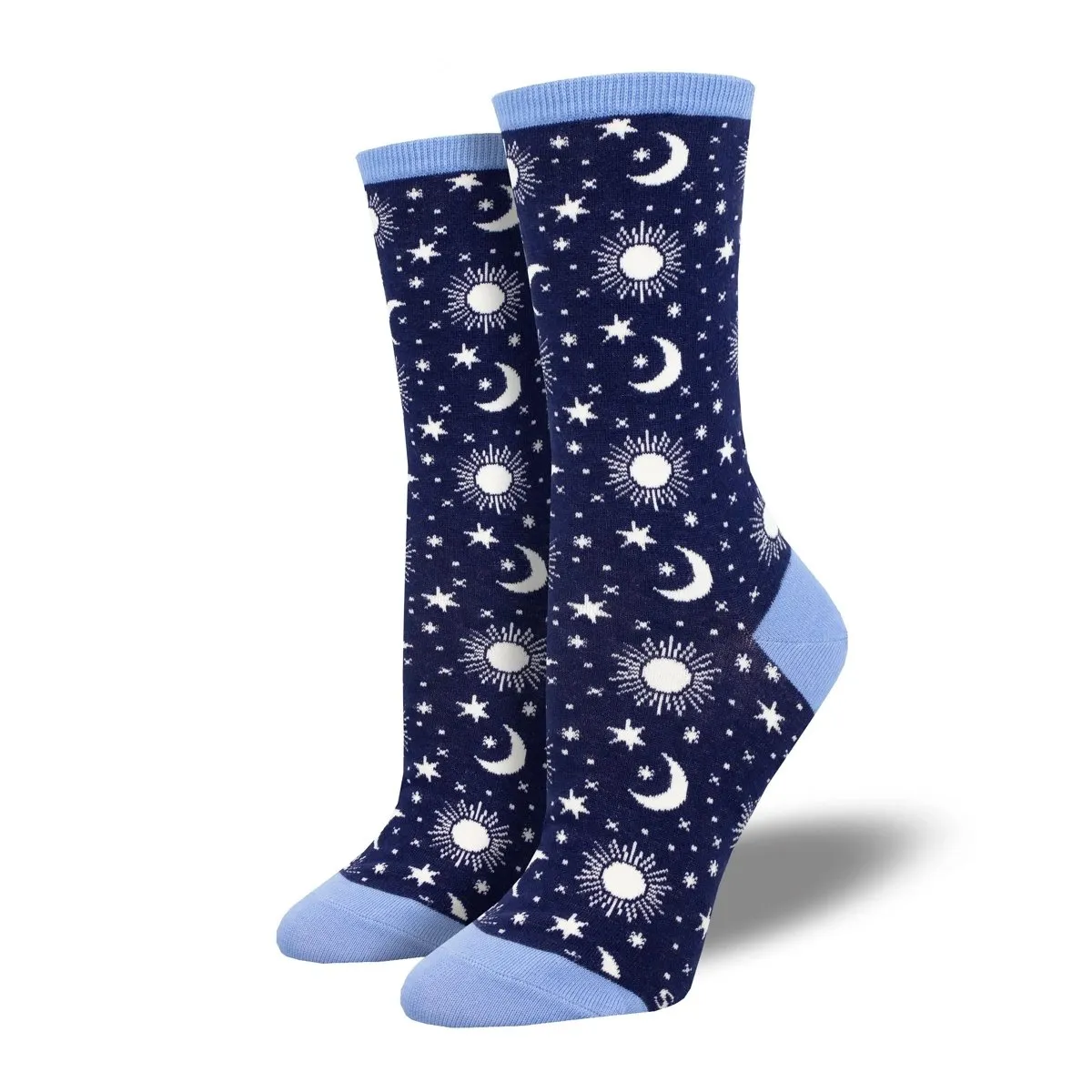 Womens Sock Smith Moon Child Navy Socks