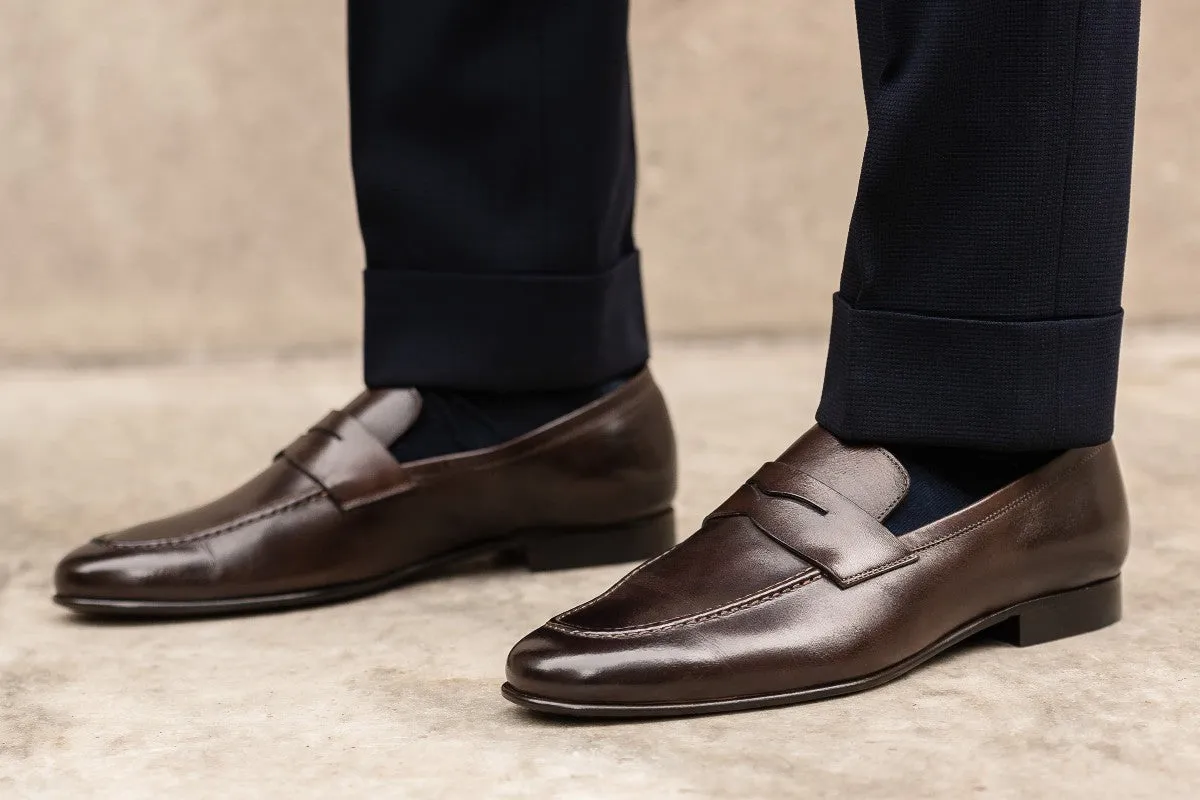 The Edward Penny Loafer - Dark Brown Chocolate