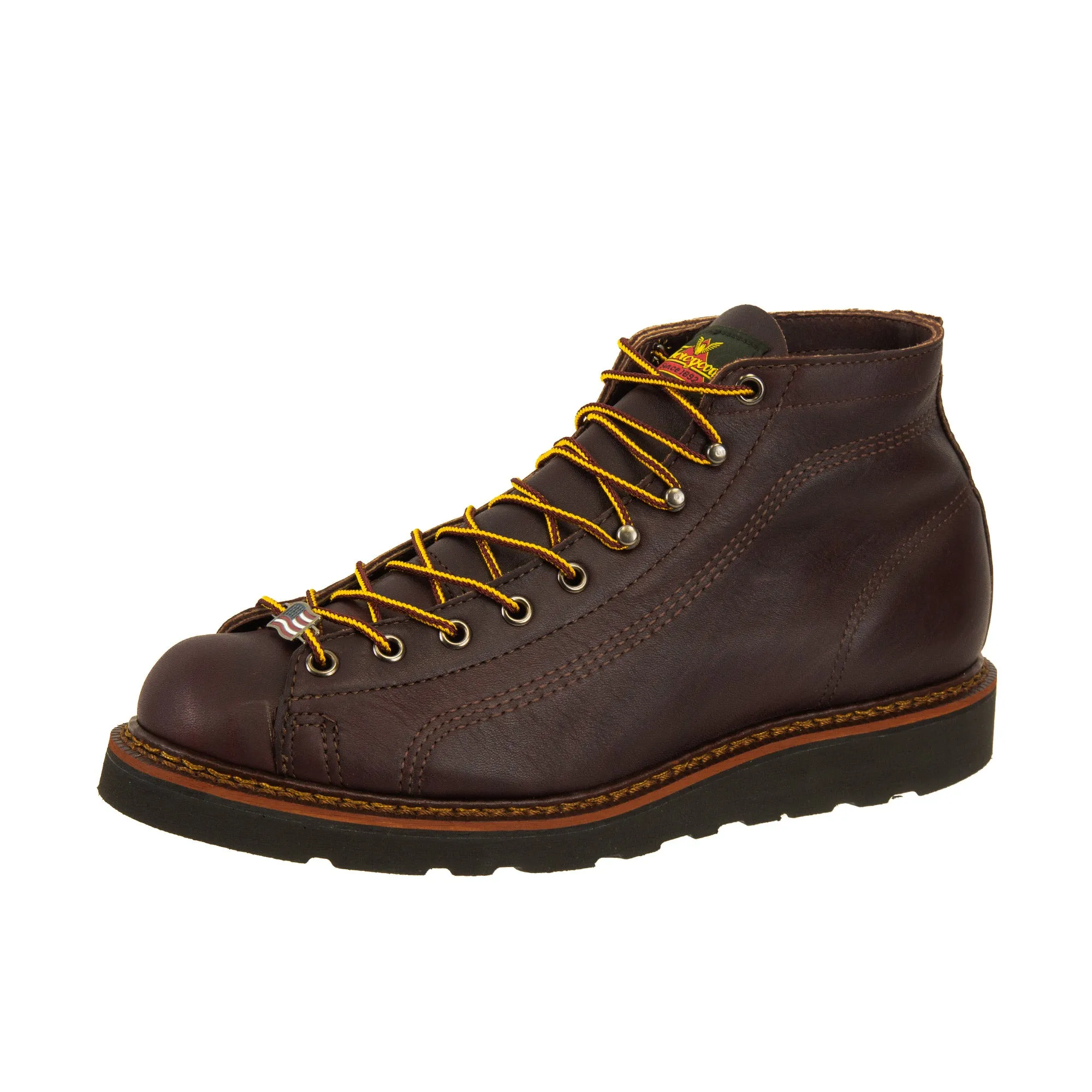 Thorogood 6 In Roofer Wedge Soft Toe Walnut Pitstop