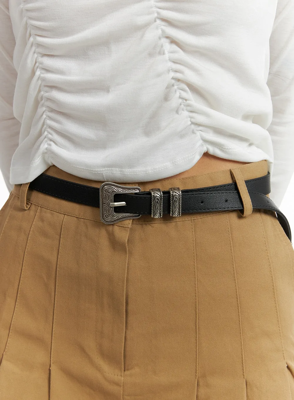 Vintage Buckle Belt CM407